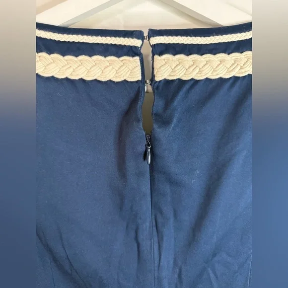 Vineyard Vines Women’s Navy Rope Appliqué Tunic Dress - Size 2 - Picture 6 of 10